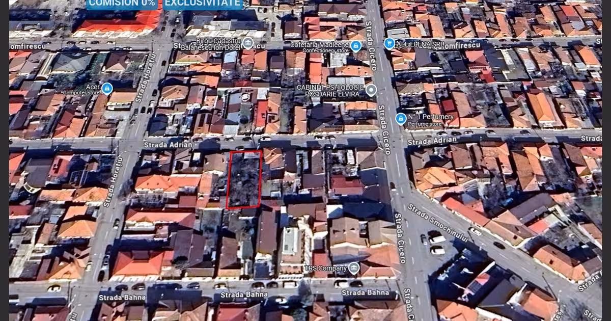 Teren Construcții intravilan de 450 mp, în zona Central, Drobeta-Turnu Severin