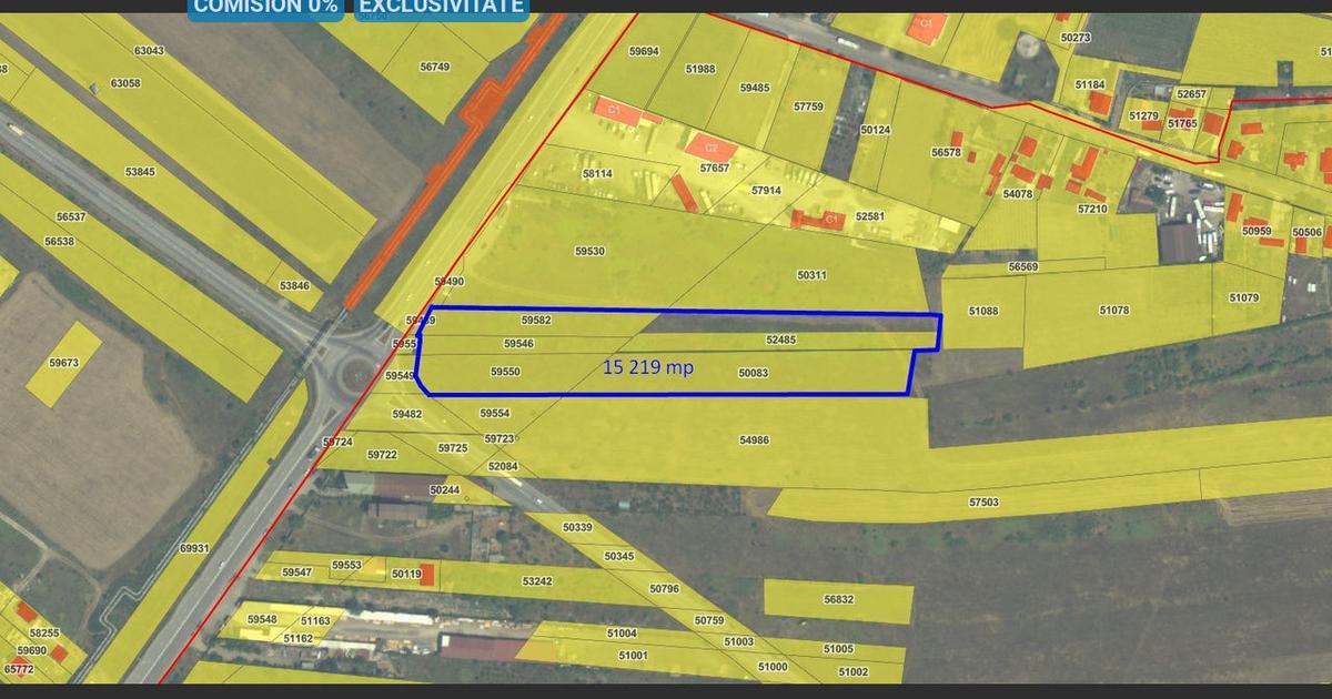 Teren Construcții intravilan de 15219 mp, în zona Mărăcineanu, Drobeta-Turnu Severin