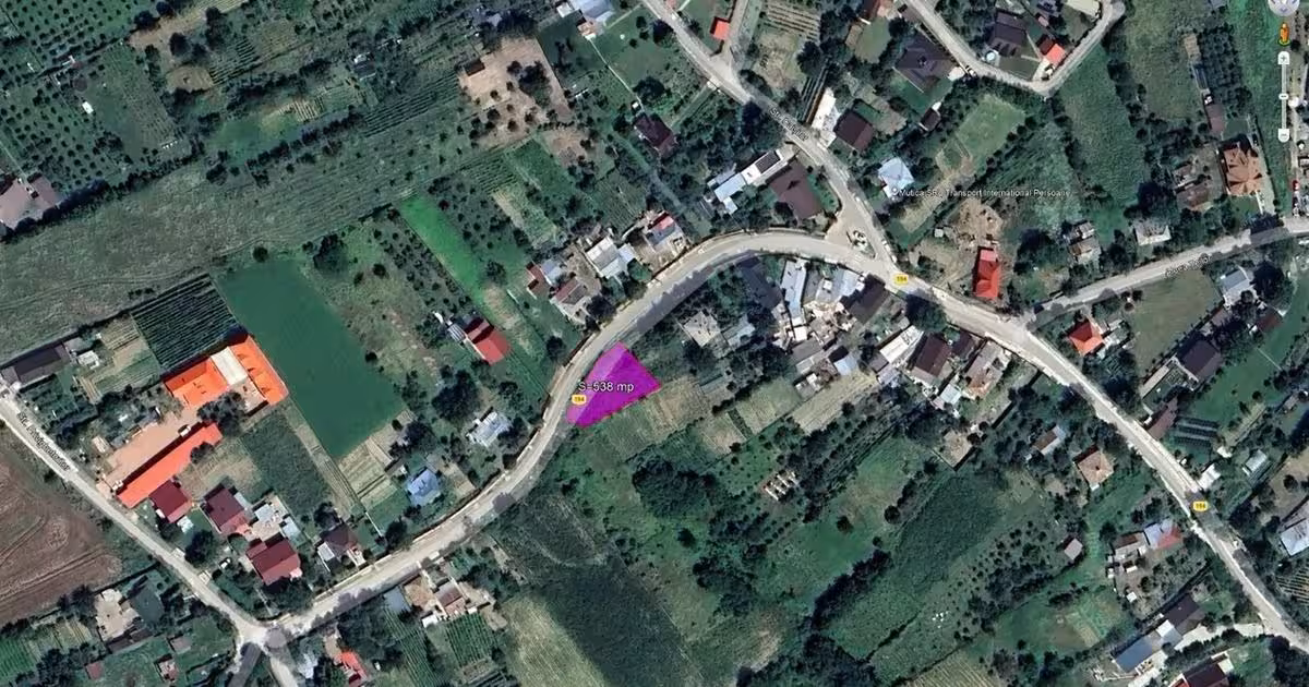 Teren Construcții intravilan de 538 mp, în Fântânele (Hemeiuș)