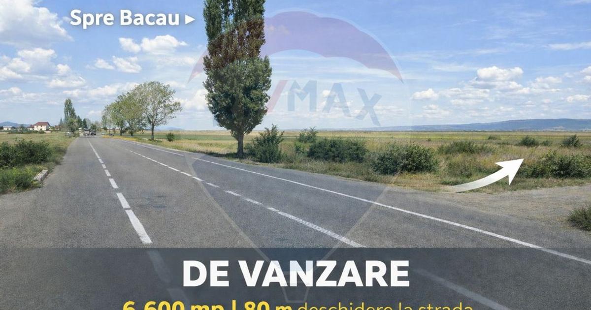 Teren Construcții intravilan de 6600 mp, în Faraoani