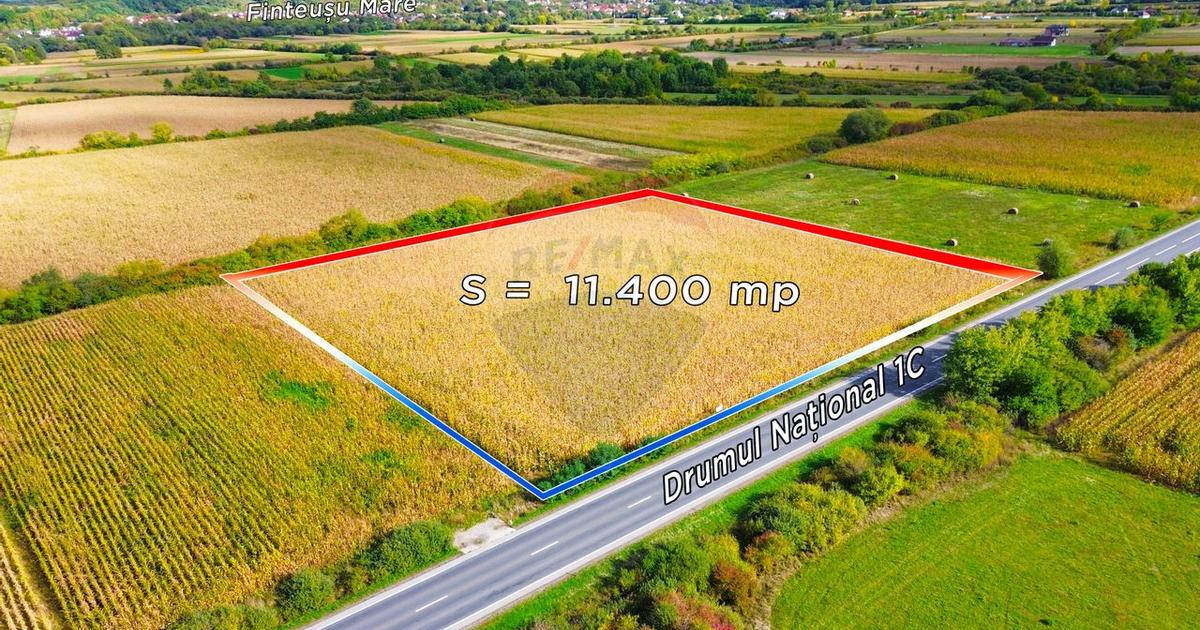 Teren Construcții intravilan de 5700 mp, în Finteușu Mare