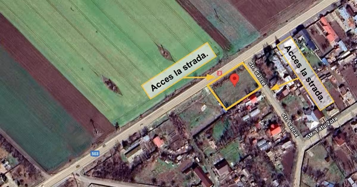 Teren Construcții intravilan de 1400 mp, în Florica