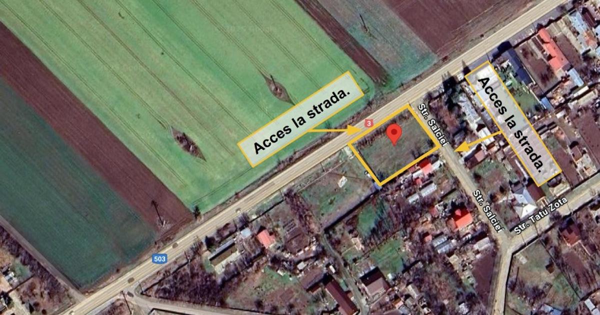 Teren Construcții intravilan de 1400 mp, în Florica