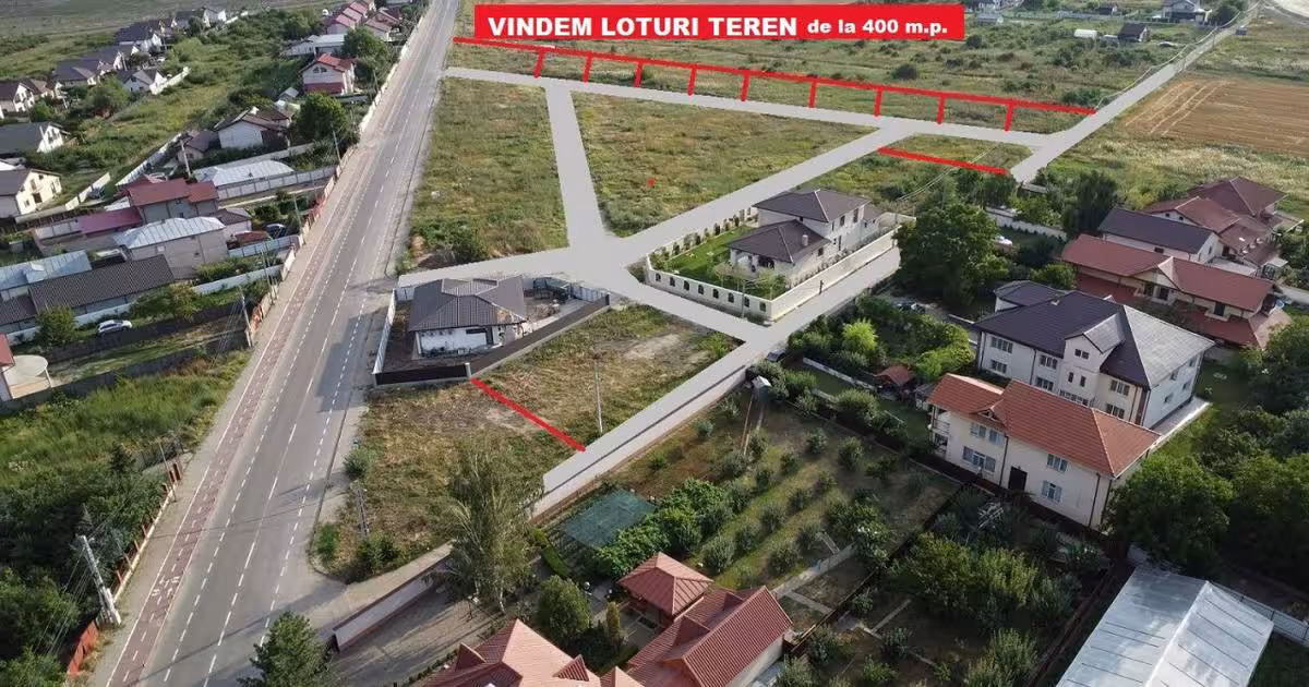 Teren Construcții intravilan de 400 mp, în zona Nord, Focșani