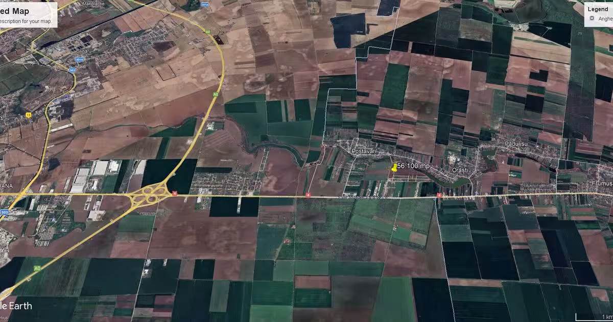 Teren Construcții intravilan de 56100 mp, în Frumușani