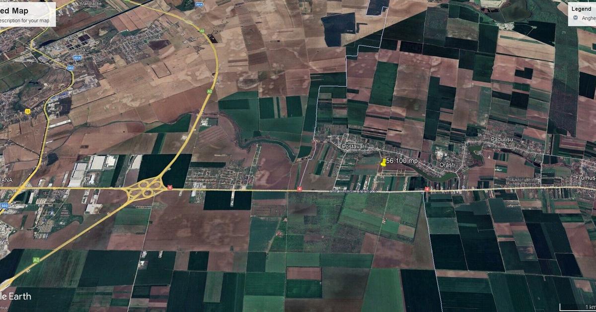 Teren Construcții intravilan de 56100 mp, în Frumușani