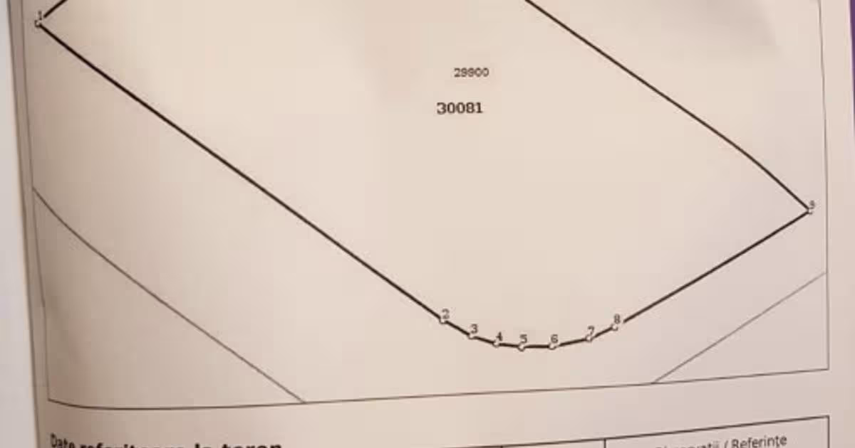 Teren Construcții intravilan de 608 mp, în Frumușani