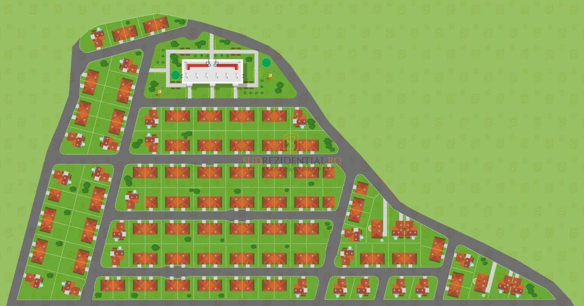 Teren Construcții intravilan de 657 mp, în Frumușani
