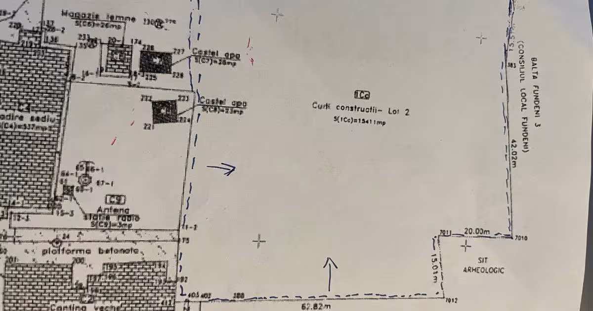 Teren Construcții intravilan de 4500 mp, în Fundeni