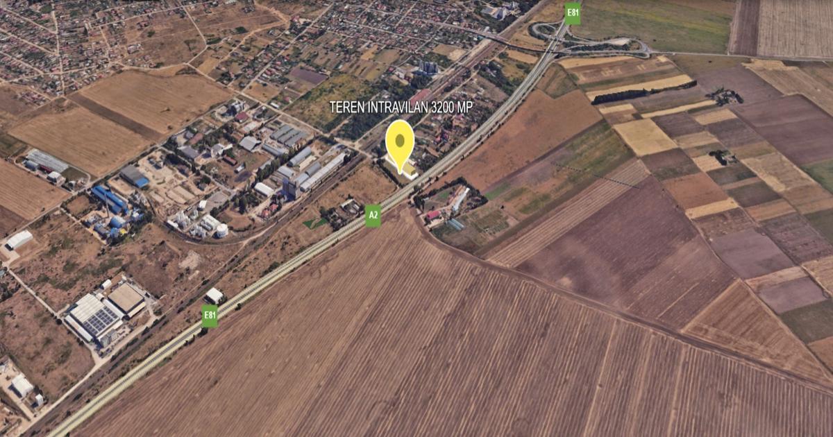 Teren Construcții intravilan de 3200 mp, în Fundulea