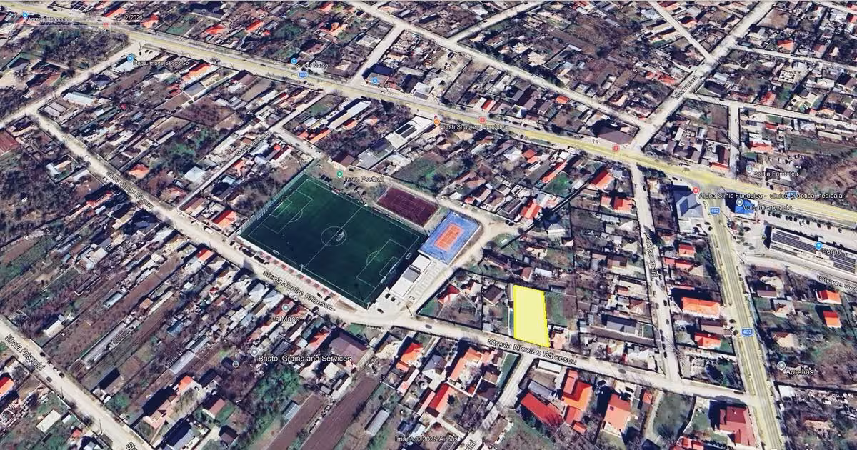 Teren Construcții intravilan de 925 mp, în zona Central, Fundulea