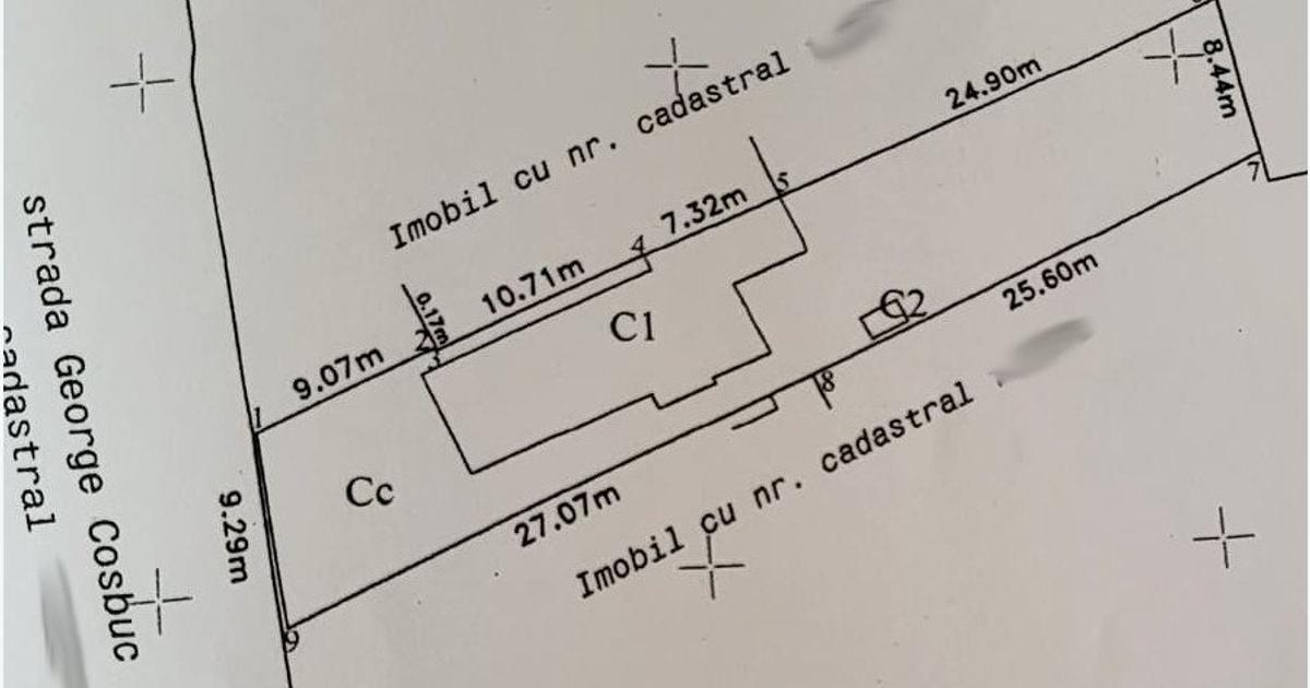 Teren Construcții intravilan de 450 mp, în zona Bd. Coșbuc, Galați