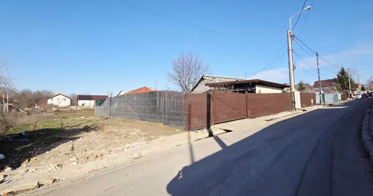 Teren Construcții intravilan de 1186 mp, în zona Vest, Galați