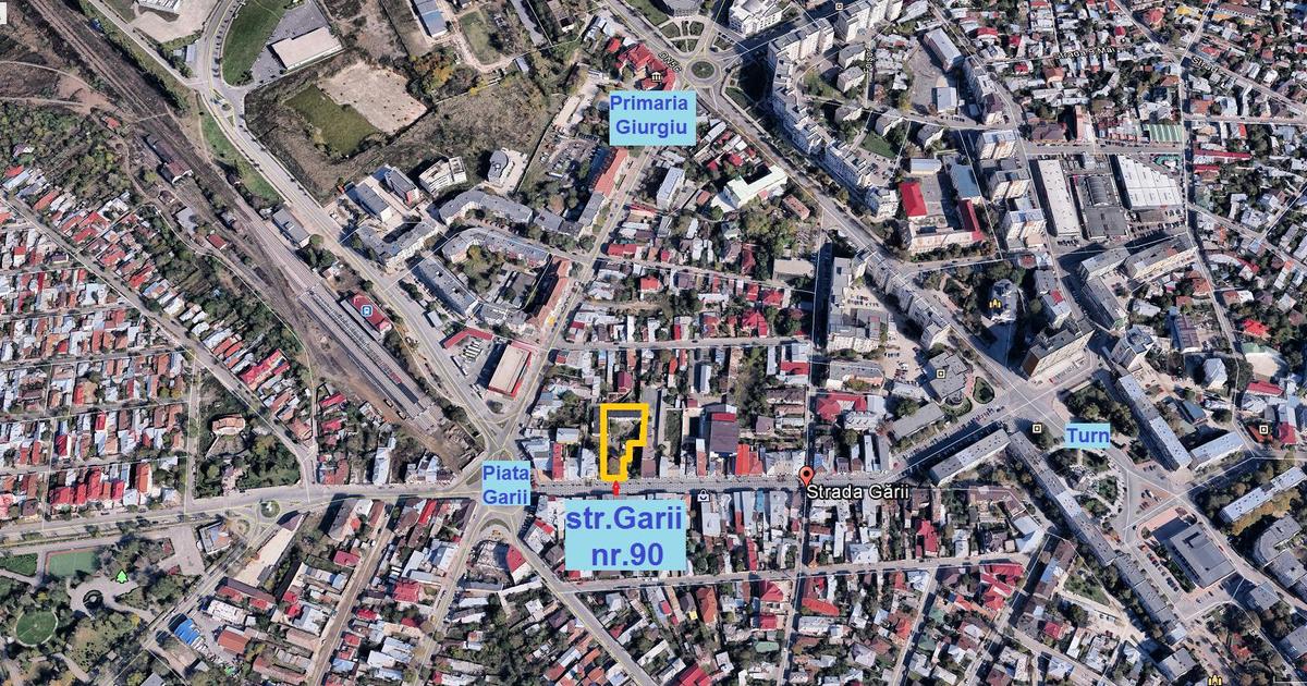 Teren Construcții intravilan de 2069 mp, în zona Ultracentral, Giurgiu