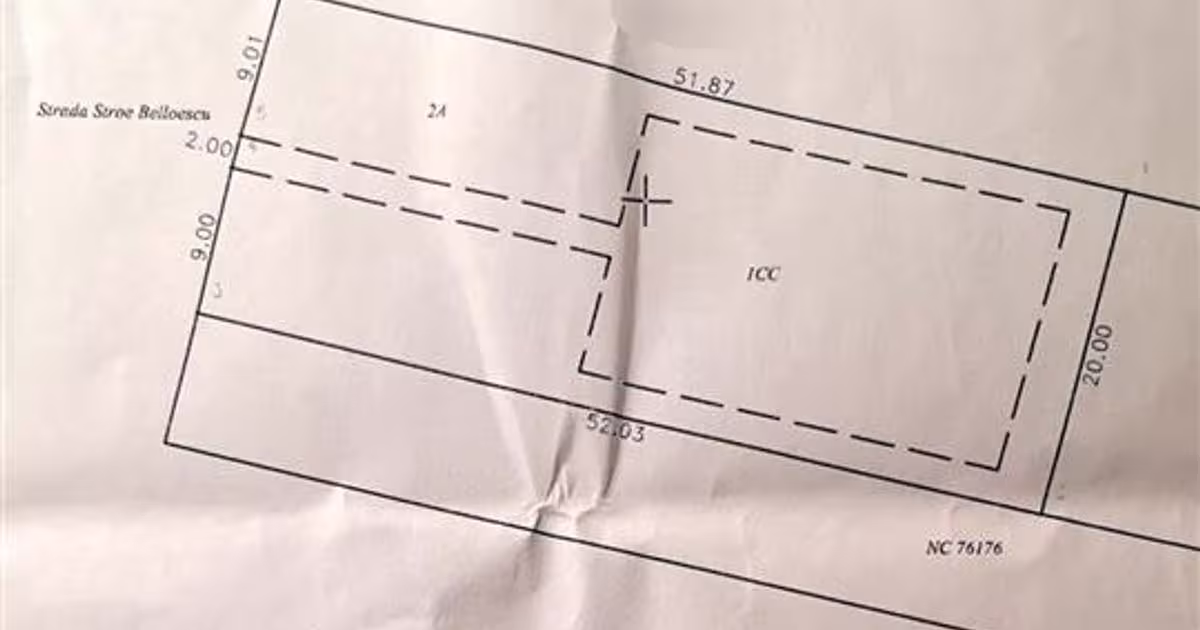 Teren Construcții intravilan de 1041 mp, în Grivița