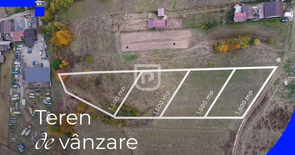 Teren Construcții extravilan de 1500 mp, în zona Nord, Gura Humorului