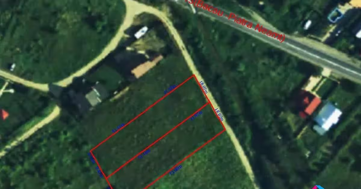 Teren Construcții intravilan de 1300 mp, în Hemeiuș