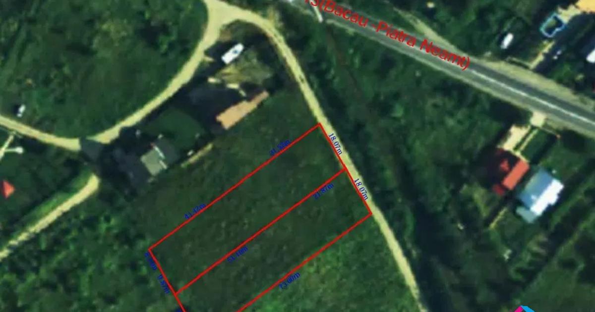 Teren Construcții intravilan de 1300 mp, în Hemeiuș