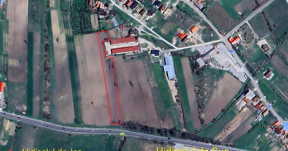 Teren Construcții intravilan de 4367 mp, în Hidișelu de Sus