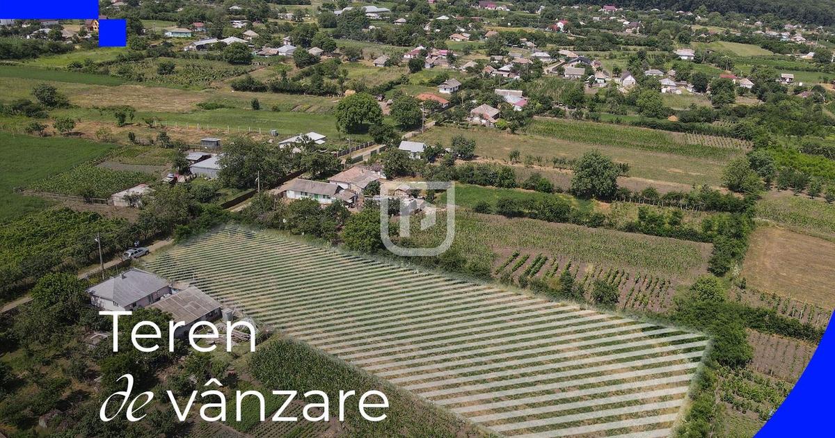 Teren Construcții intravilan de 3285 mp, în Ionășeni (Trușești)