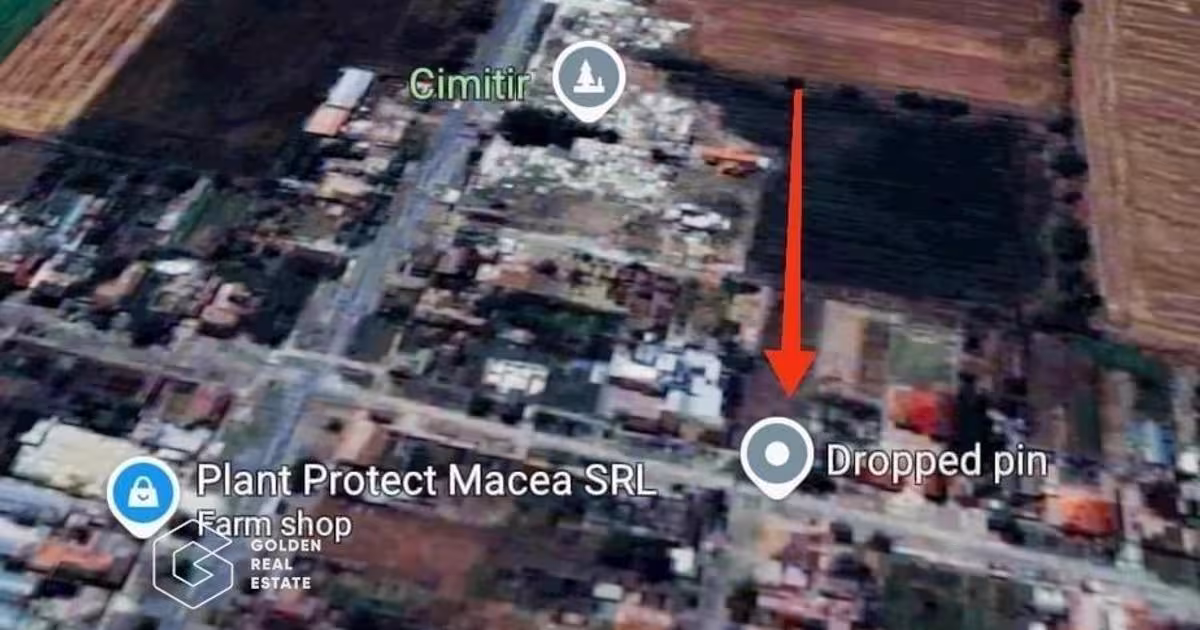 Teren Construcții intravilan de 1205 mp, în Macea