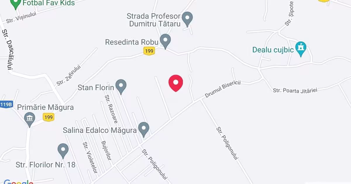 Teren Construcții extravilan de 1100 mp, în Măgura