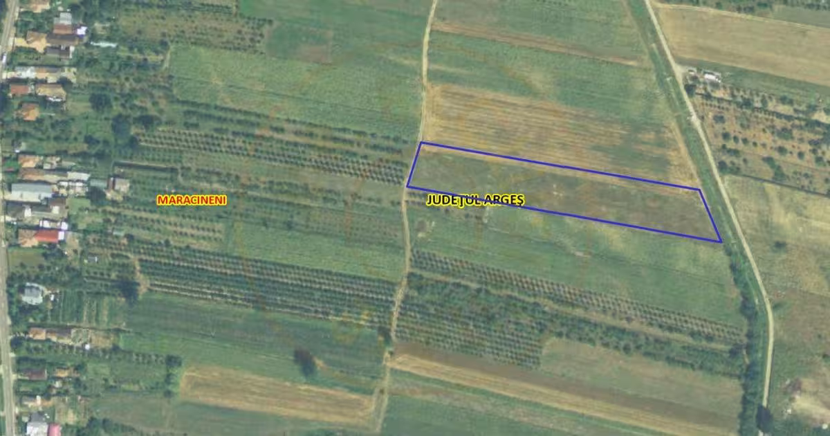 Teren Construcții intravilan de 7545 mp, în Mărăcineni