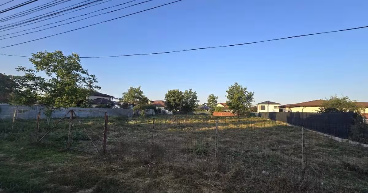Teren Construcții intravilan de 1250 mp, în Mogoșoaia