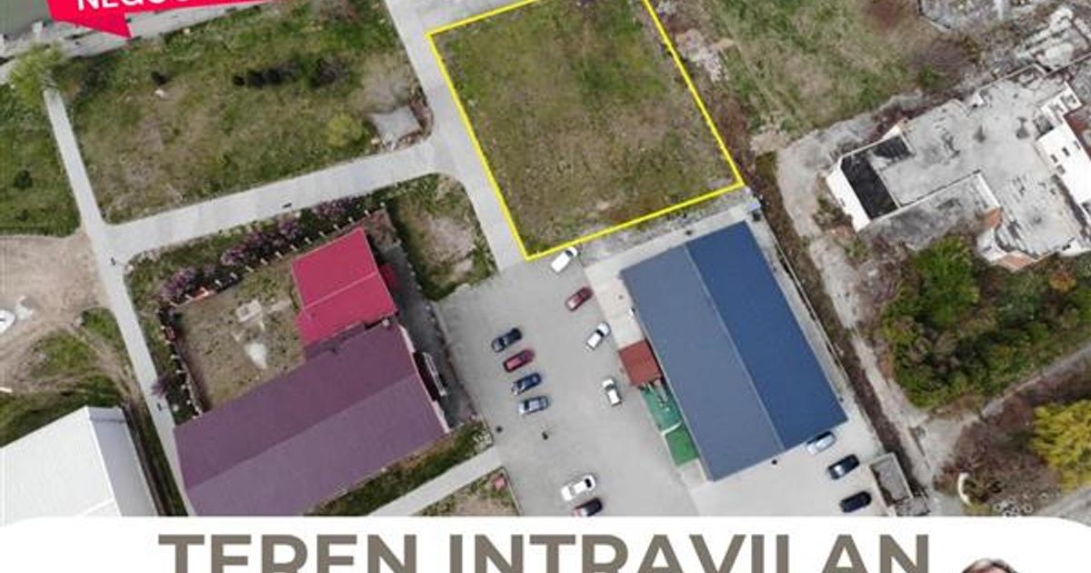 Teren Construcții intravilan de 1628 mp, în zona Sud-Vest, Moldova Nouă