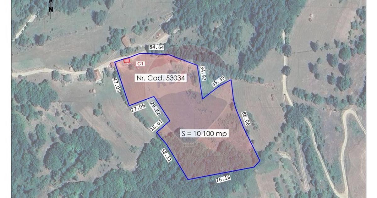 Teren Construcții intravilan de 10100 mp, în Munteni