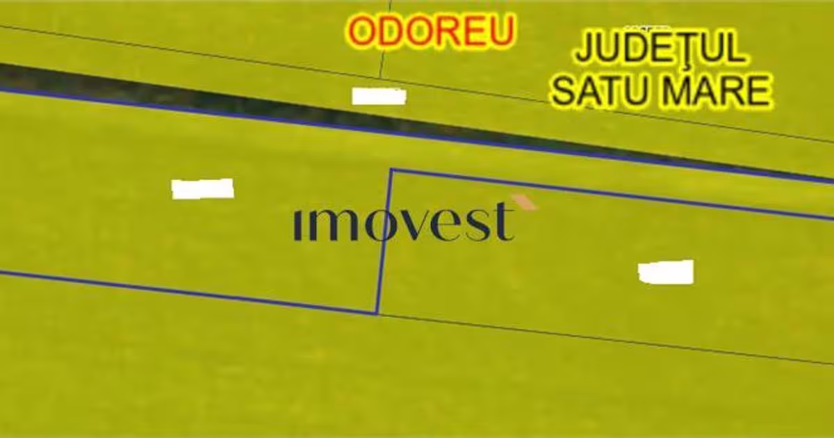 Teren Construcții intravilan de 1500 mp, în Odoreu