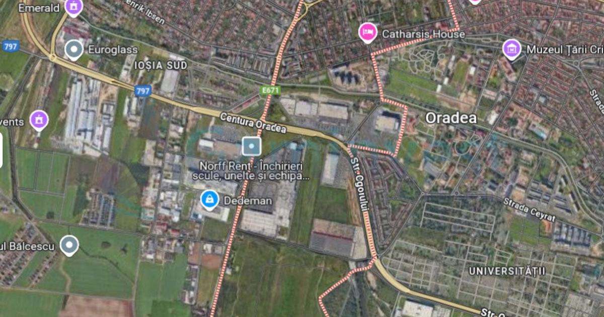 Teren Construcții intravilan de 3285 mp, în zona Aeroport, Oradea