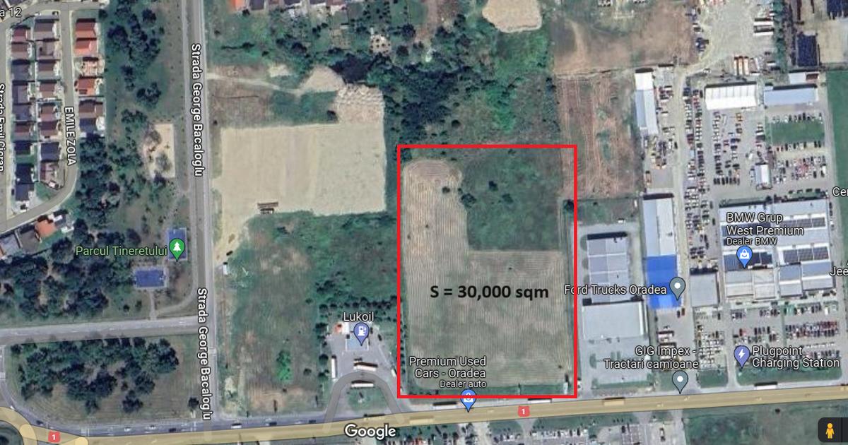 Teren Construcții intravilan de 30000 mp, în zona Calea Clujului, Oradea
