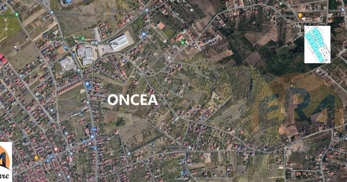 Teren Construcții intravilan de 6372 mp, în zona Oncea, Oradea