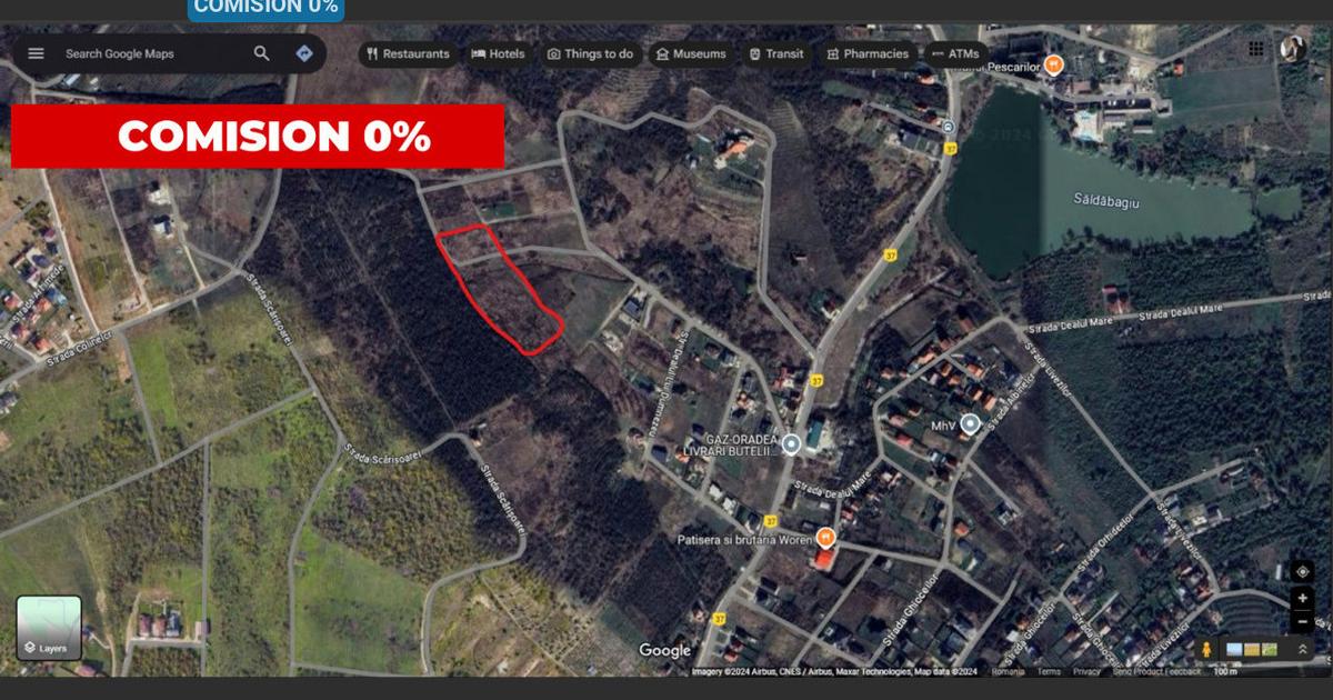 Teren Construcții extravilan de 11050 mp, în zona Orașul Nou, Oradea