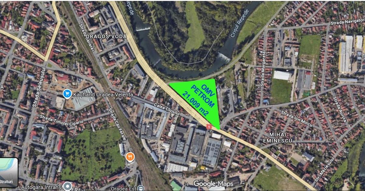 Teren Construcții intravilan de 21009 mp, în zona Sud-Est, Oradea