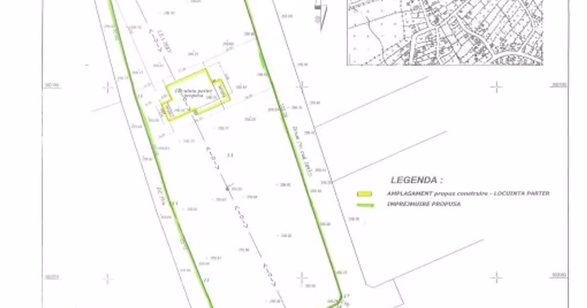 Teren Construcții intravilan de 957 mp, în Păulești