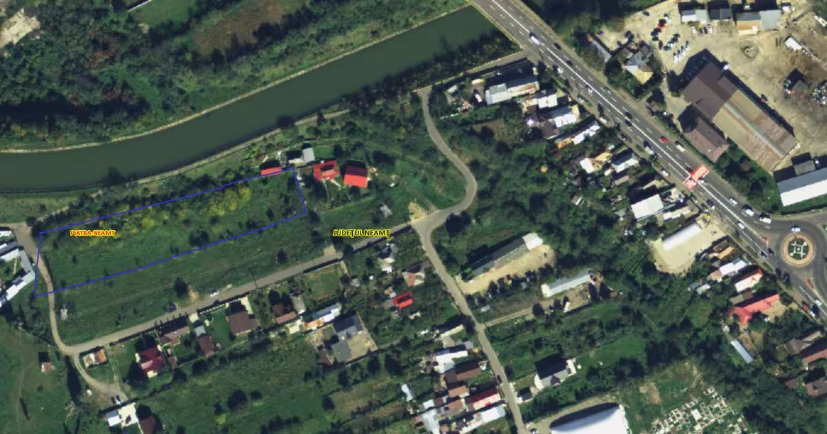 Teren Construcții intravilan de 5656 mp, în zona 1 Mai, Piatra-Neamț