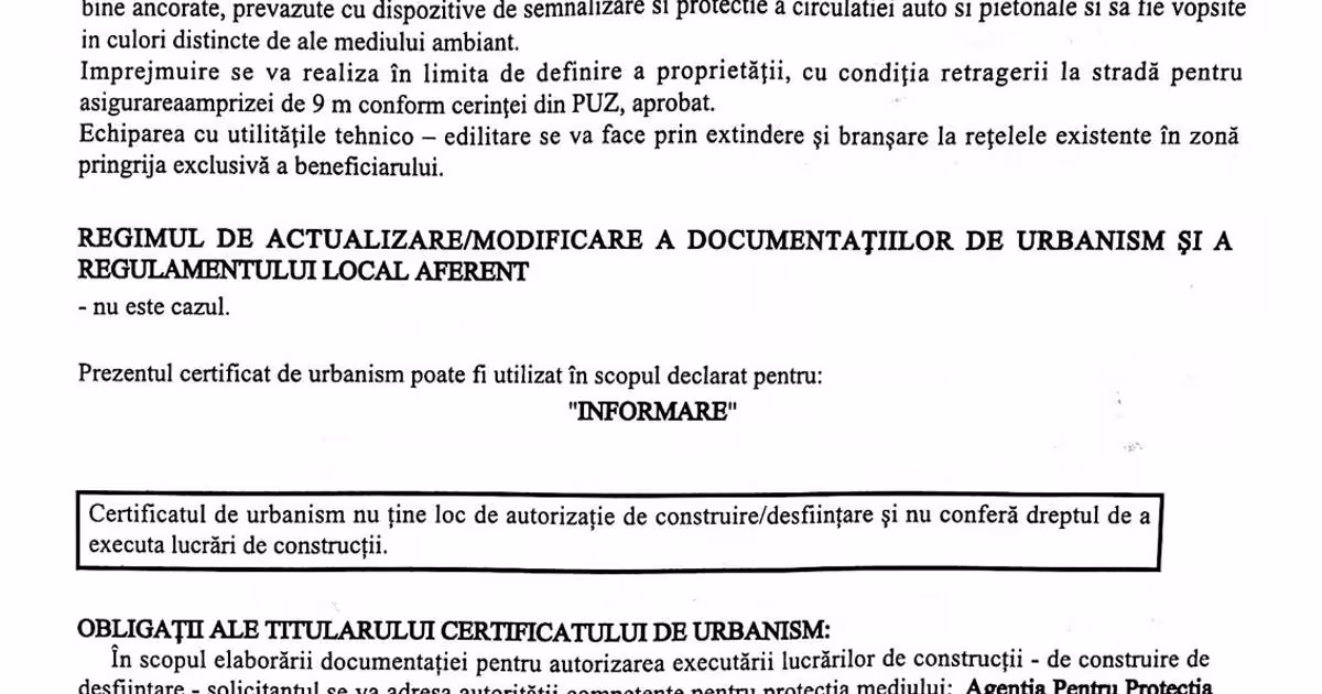 Teren Construcții intravilan de 362 mp, în zona Craiovei, Pitești