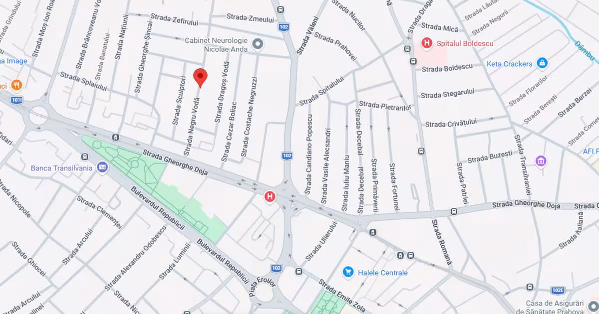 Teren Construcții intravilan de 500 mp, în zona Central, Ploiești