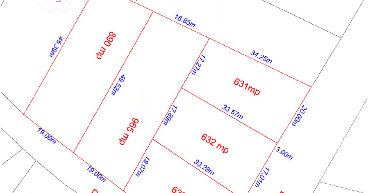 Teren Construcții intravilan de 631 mp, în Podișor