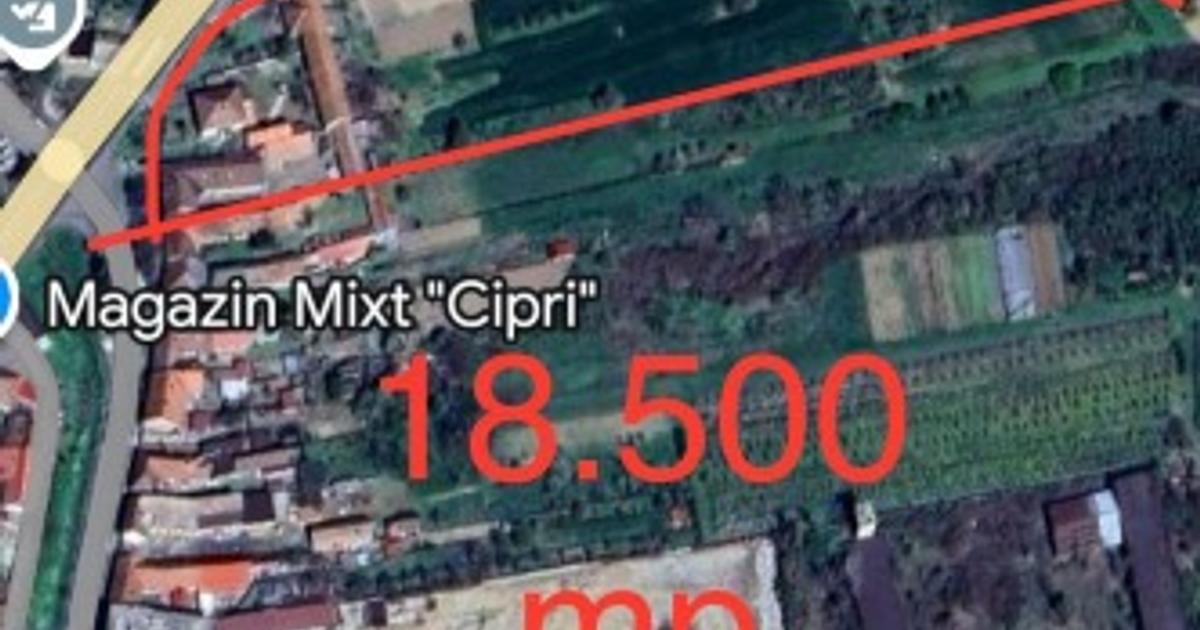 Teren Construcții intravilan de 18500 mp, în Radna
