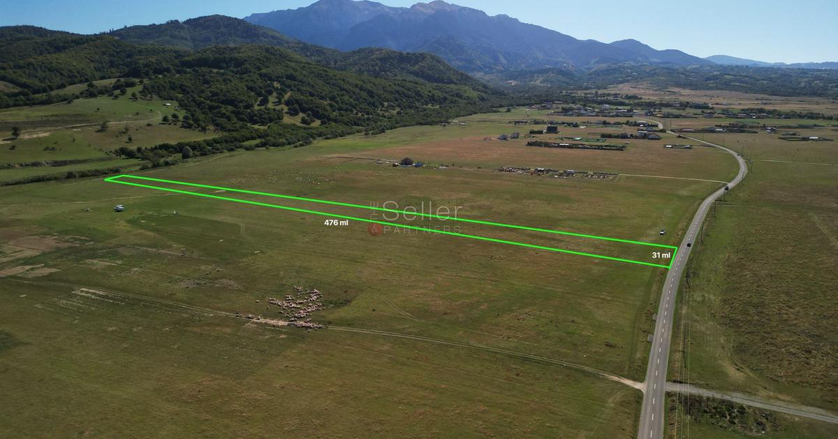 Teren Construcții extravilan de 14500 mp, în zona Glăjărie, Râșnov