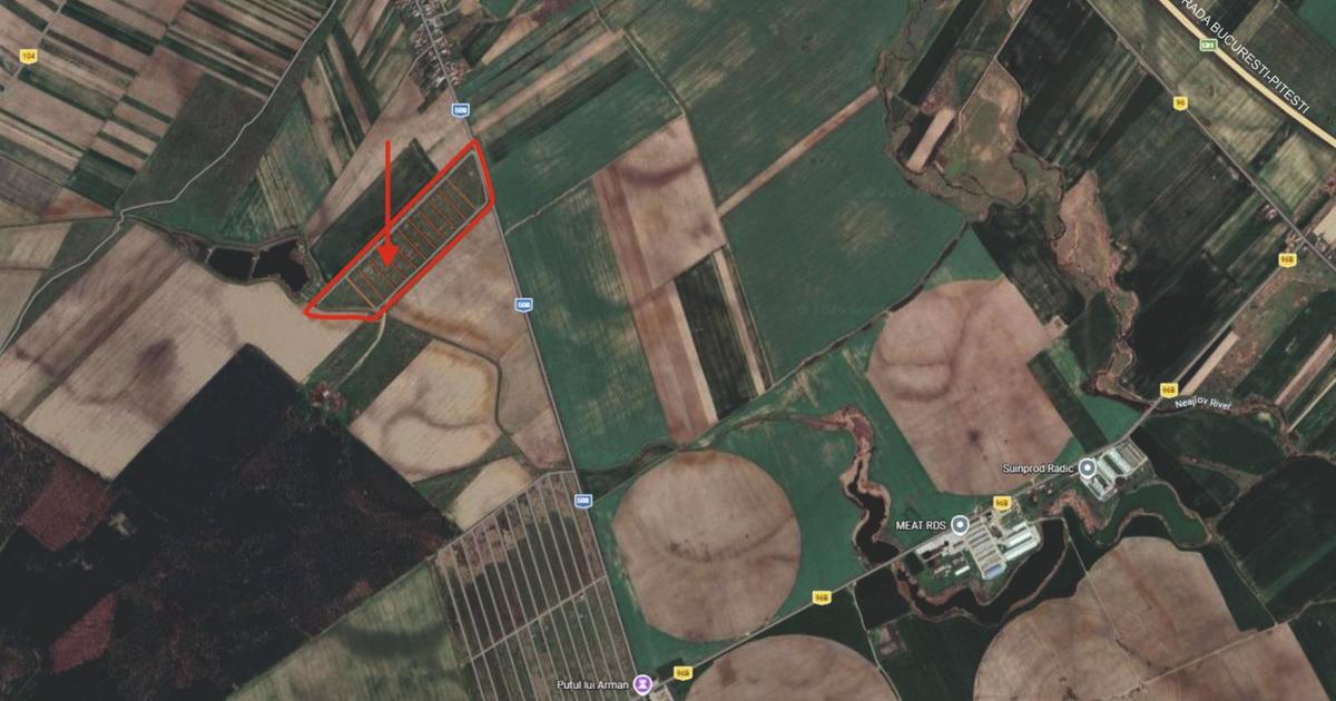 Teren Construcții intravilan de 550 mp, în Rătești