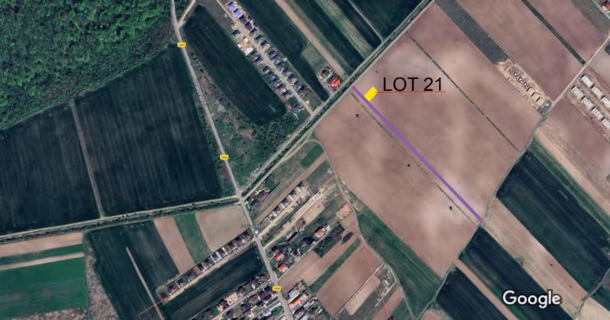 Teren Construcții intravilan de 500 mp, în Săbăreni