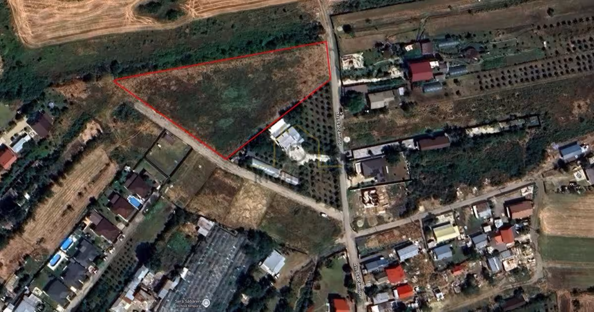 Teren Construcții intravilan de 6200 mp, în Săbăreni