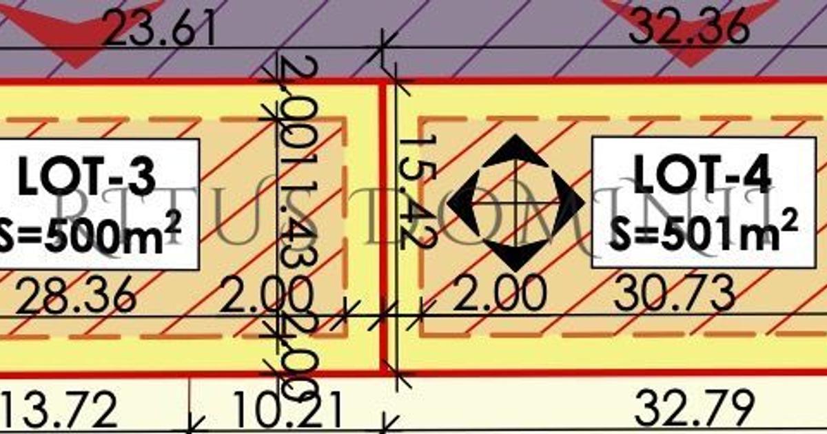 Teren Construcții intravilan de 500 mp, în Sânmartin