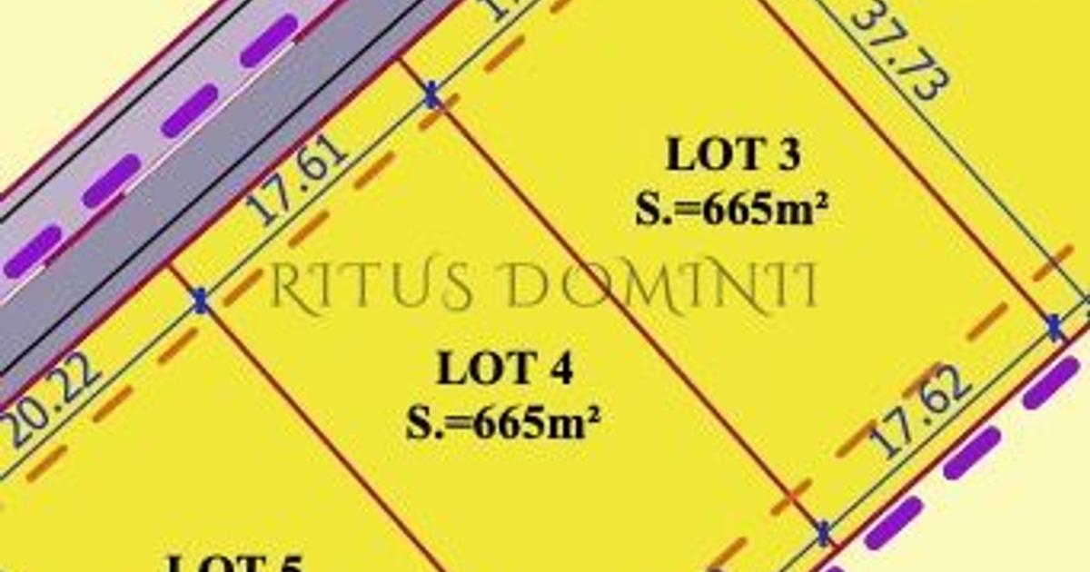Teren Construcții intravilan de 665 mp, în Sânmartin