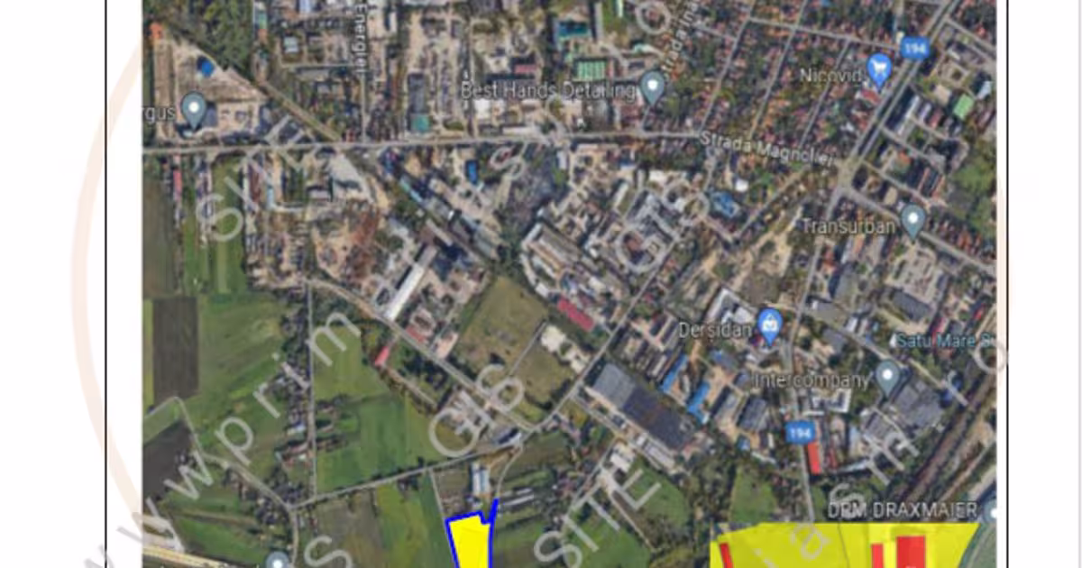 Teren Construcții de 8753 mp, în zona Periferie, Satu Mare