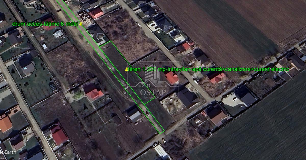 Teren Construcții intravilan de 1200 mp, în Săucești